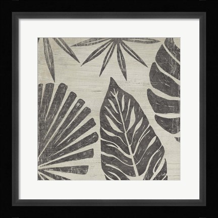 Framed Tribal Palms III Print