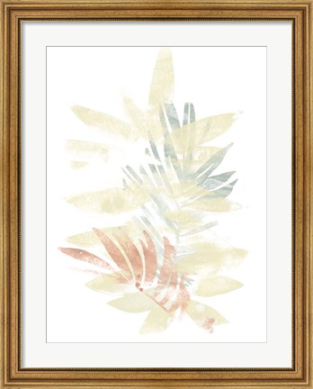 Framed Pastel Tropics II Print