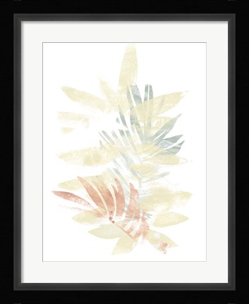Framed Pastel Tropics II Print