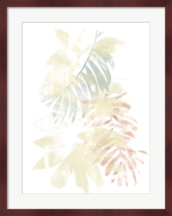 Framed Pastel Tropics III Print