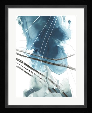 Framed Bella Indigo II Print