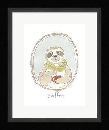 Framed Caffeinated Cutie III Print