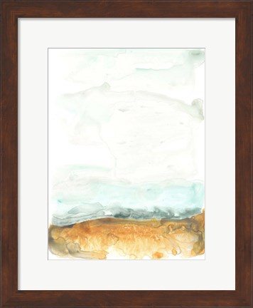 Framed Flowing Sand Bar II Print