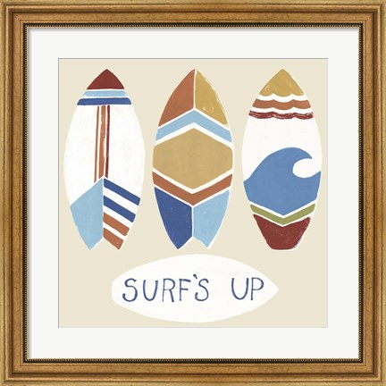 Framed Surf&#39;s Up! I Print