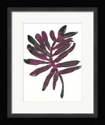 Framed Foliage Fossil III Print