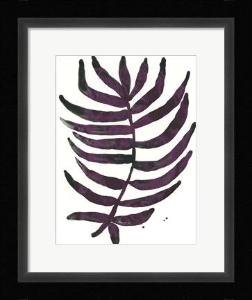 Framed Foliage Fossil VI Print