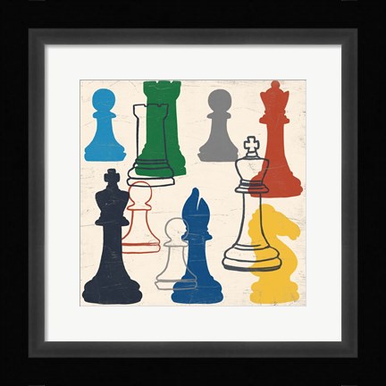 Framed Game Time I Print