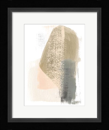 Framed Blush Abstract III Print