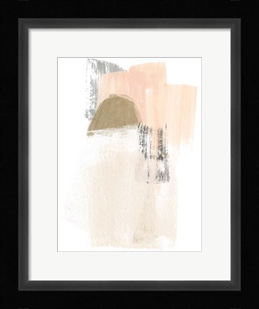 Framed Blush Abstract V Print