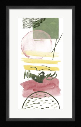 Framed Meadow Field I Print