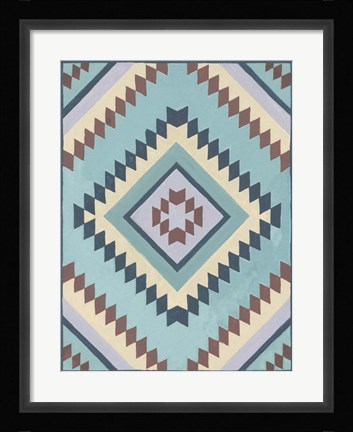 Framed Tribal Structure I Print