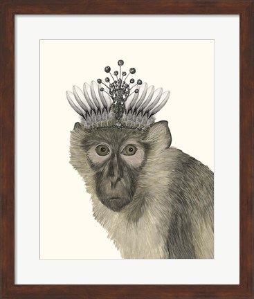 Framed Majestic Monkey I Print