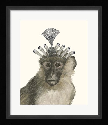 Framed Majestic Monkey II Print