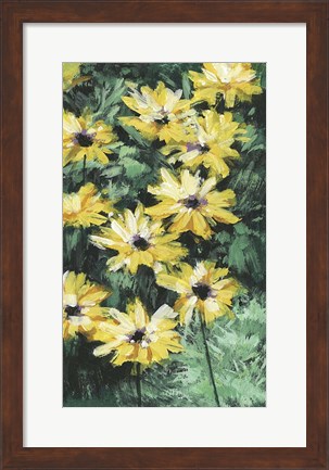 Framed Floral Impressions I Print