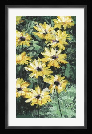 Framed Floral Impressions I Print