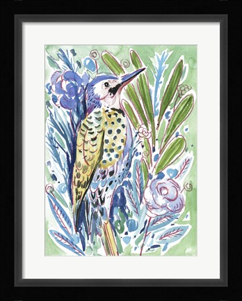 Framed Tropical Portrait III Print