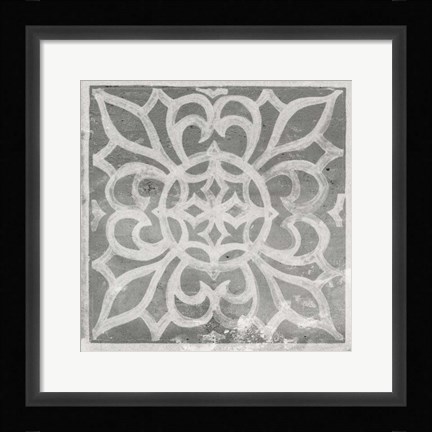 Framed Antique Garden Gate I Print