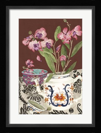 Framed Elegant Arrangement II Print