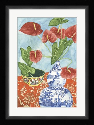 Framed Elegant Arrangement IV Print