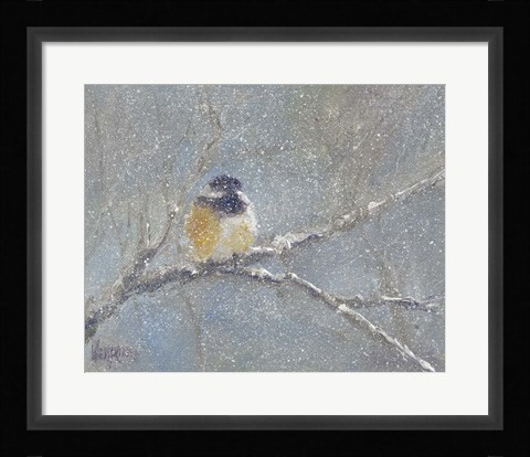 Framed Chance of Snow I Print