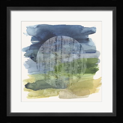 Framed Wax Moon I Print