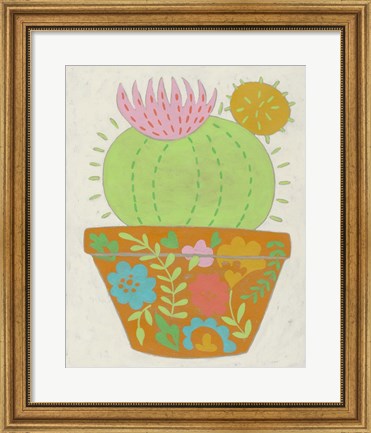 Framed Happy Cactus III Print