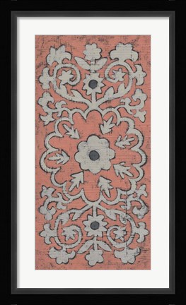 Framed Stitch Work II Print