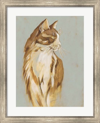 Framed Lap Cat I Print