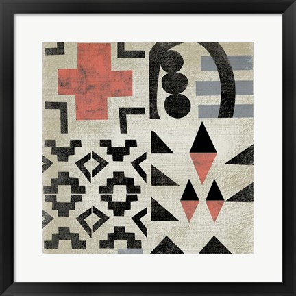Framed Geo Tile III Print