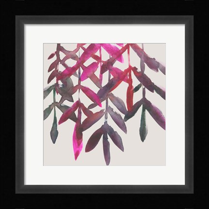 Framed Fuchsia Vine II Print