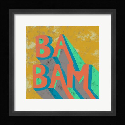 Framed Shout I Print