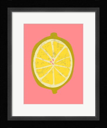 Framed Fruit Party II Print