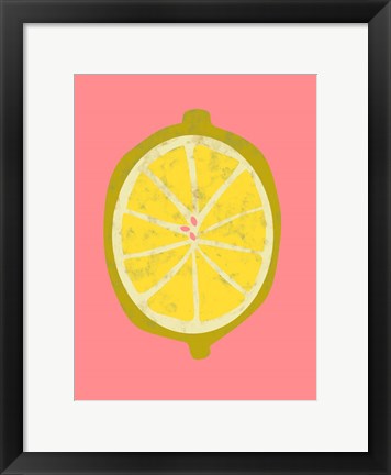 Framed Fruit Party II Print