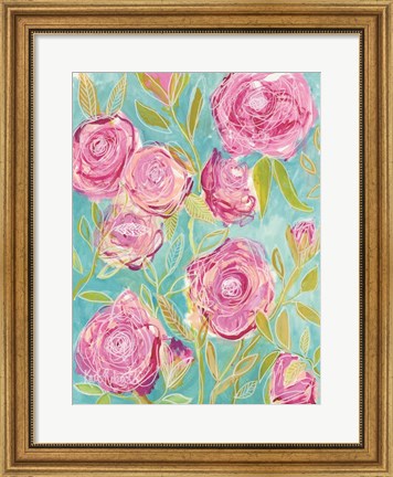 Framed Teresa&#39;s Garden Print