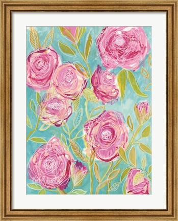 Framed Teresa&#39;s Garden Print