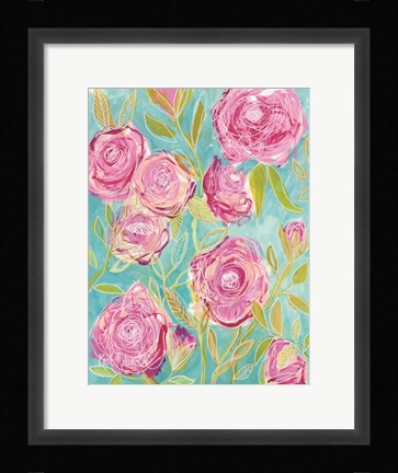 Framed Teresa's Garden Print