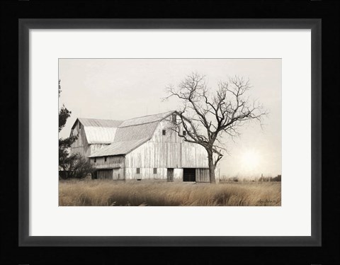 Framed Ohio Fields I Print