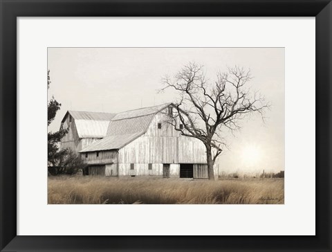 Framed Ohio Fields I Print