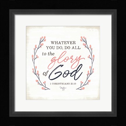Framed Glory of God Print