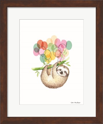 Framed Sloth II Print