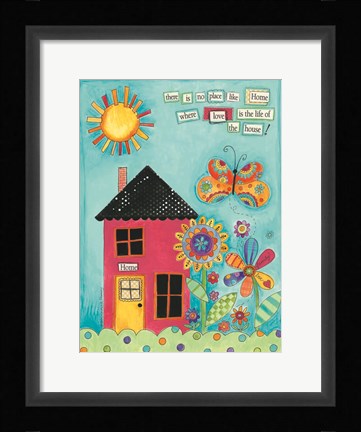 Framed No Place Like Home Print