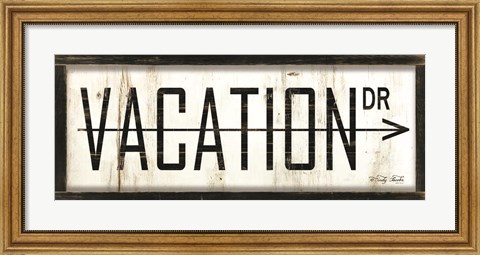 Framed Vacation Drive Print