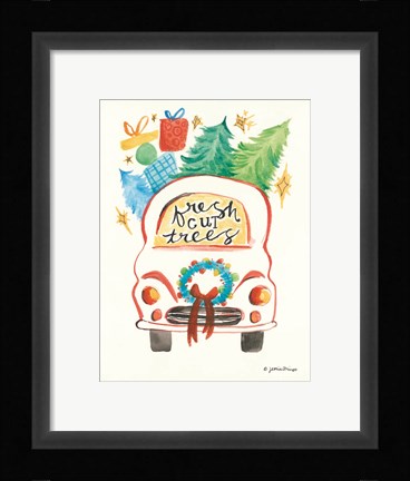 Framed Carful of Cheer Print