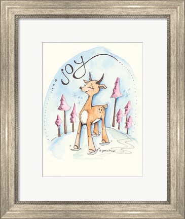 Framed Winter&#39;s Joy Print