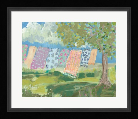 Framed Laundry Day Print