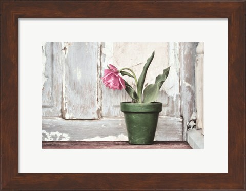 Framed Take a Bow Tulip Print