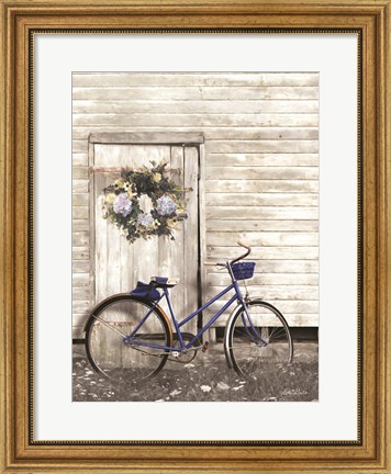 Framed Life is Like Riding a Bike Print