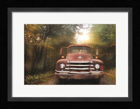 Framed Diamond T Print