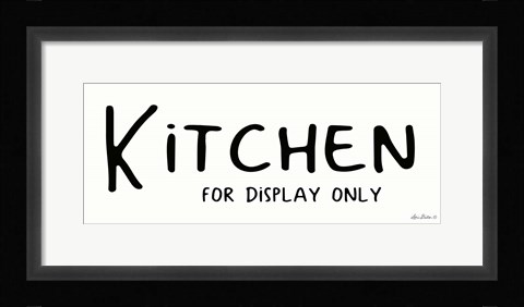Framed Kitchen for Display Only Print