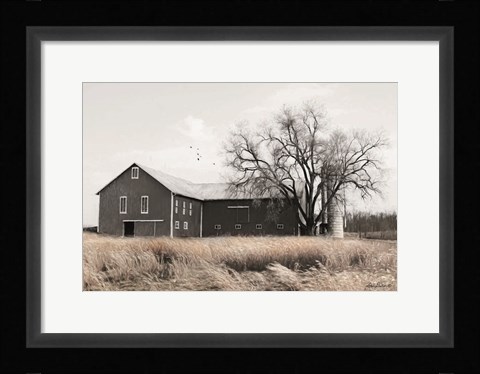Framed Ohio Fields II Print